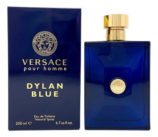 Eau de Toilette Versace Dylan Blue Aromático Fougère 200ml Hombre
